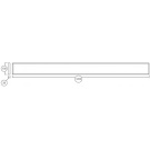 Светильник офисный FG 180 24LED 0,4A 20,5W slim