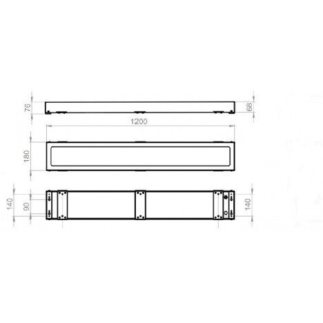 Светильник офисный FG 180 44W IP65 N