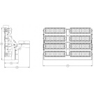Светодиодный светильник FG 100 DALI 36LED 800W