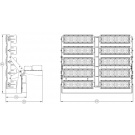 Светодиодный светильник FG 100 DALI 36LED 1000W