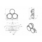 Светодиодный светильник прожектор FHB 16-450-850-D60