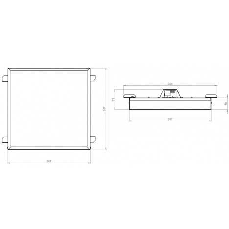 Светильник офисный FG 300 40LED 0,3A 15W