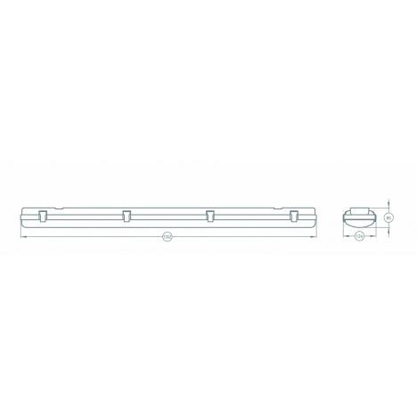 Светодиодный светильник FI 135 24LED 0,3A 36W DALI