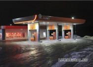 Светодиодное освещение сети АЗС "SALAVAT"