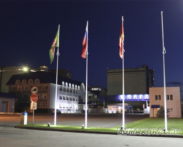 Светодиодное освещение флагштоков